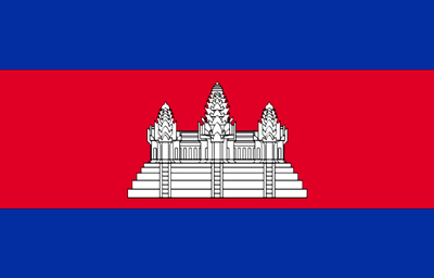 флаг Камбоджи - Ангкор Ват